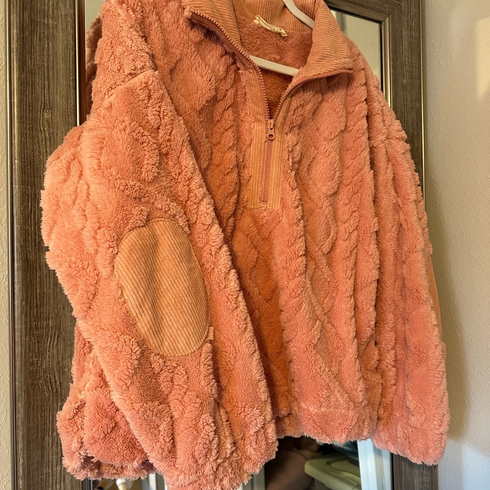 Cozy Pink Fleece Jacket - Picture 2 of 4